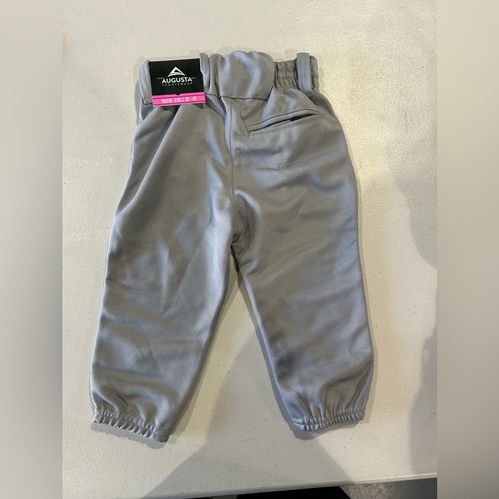 Augusta Sportswear Youth-XXS 3T-4T Grey Baseball/Softball Pants